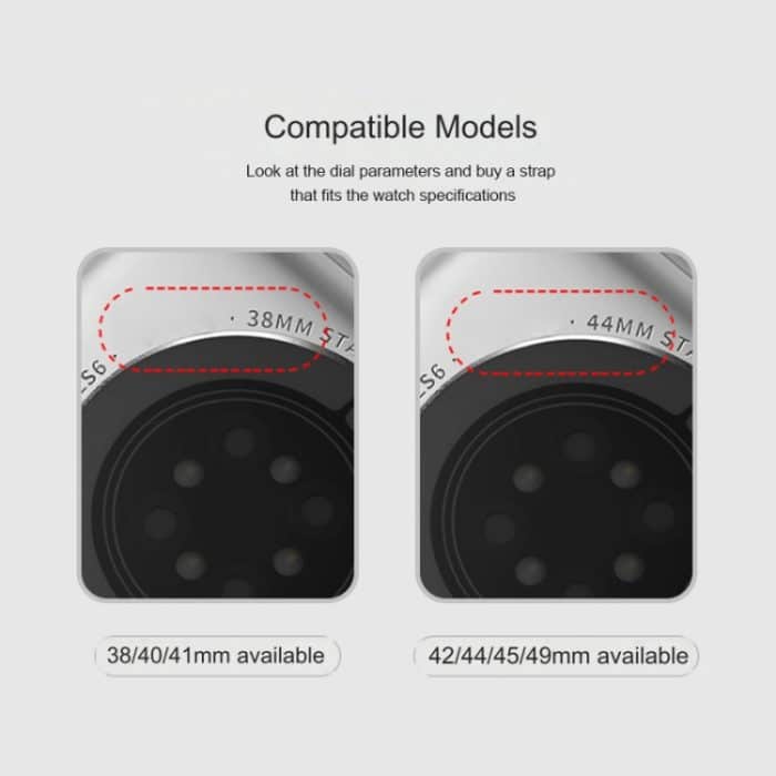 Bauhinia Zweifarbiges geprägtes Silikon-Uhrenarmband, For Apple Watch SE 2023 44mm, For Apple Watch SE 2023 40mm, For Apple Watch Ultra 2 49mm, For Apple Watch Series 9 45mm, For Apple Watch Series 9 41mm, For Apple Watch Ultra 49mm... – Bild 6