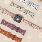 Bauhinia Zweifarbiges geprägtes Silikon-Uhrenarmband, For Apple Watch Series 5 44mm, For Apple Watch Series 5 40mm, For Apple Watch Series 4 44mm, For Apple Watch Series 4 40mm, For Apple Watch Series 3 38mm, For Apple Watch Series 3 42mm – Bild 7