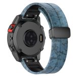 Magnetisches, faltbares Uhrenarmband aus Silikon mit schwarzer Schnalle und farbigem Aufdruck, For Garmin Fenix 7X, For Garmin Fenix 7, For Garmin Fenix 7S – Bild 6