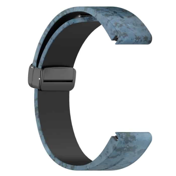 Magnetisches, faltbares Uhrenarmband aus Silikon mit schwarzer Schnalle und farbigem Aufdruck, For Garmin Fenix 7X, For Garmin Fenix 7, For Garmin Fenix 7S – Bild 8