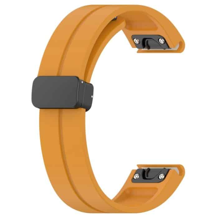 Magnetisches, faltbares Uhrenarmband aus Silikon mit schwarzer Schnalle, For Garmin Fenix 7X, For Garmin Fenix 7, For Garmin Fenix 7S – Bild 7