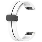 Zweifarbiges, magnetisches, faltbares Uhrenarmband aus Silikon mit schwarzer Schnalle, For Garmin Fenix 7X, For Garmin Fenix 7, For Garmin Fenix 7S – Bild 4