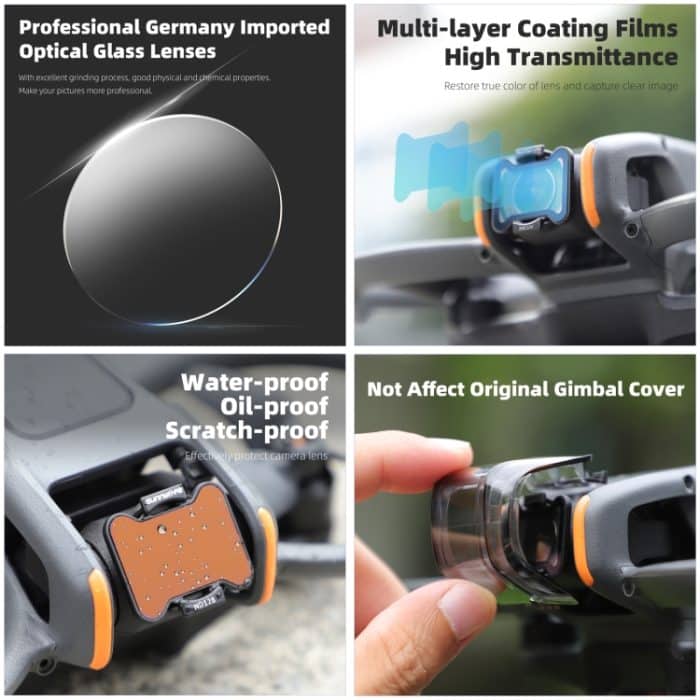 Für DJI Avata 2 Sunnylife Kameraobjektivfilter, MCUV, ND8, ND16, ND32, ND64, ND128, 4 in 1 ND8/16/32/64, 5 in 1 ND8/16/32/64/128, 4 in 1 MCUV ND8/16/32, 6 in 1 MCUV ND8/16/32/64/128 – Bild 4