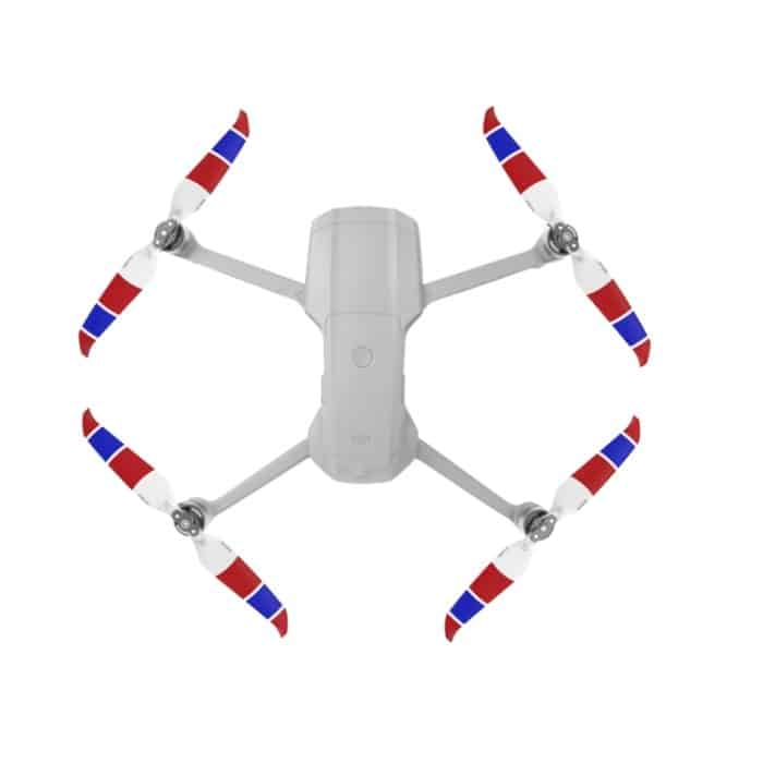 2 Paar Sunnylife 7238F-3C für DJI Mavic Air 2 doppelseitige zweifarbige geräuscharme Schnellverschluss-Propeller – Bild 5