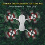 2 Paar Sunnylife 7238F-3C für DJI Mavic Air 2 doppelseitige zweifarbige geräuscharme Schnellverschluss-Propeller – Bild 6