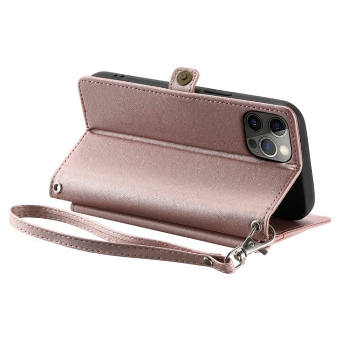 Brieftasche Leder-Telefonhülle mit mehreren Kartenfächern, For iPhone 14 Plus, For iPhone 14, For iPhone 14 Pro, For iPhone 14 Pro Max – Bild 5