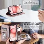 Brieftasche Leder-Telefonhülle mit mehreren Kartenfächern, For iPhone 14 Plus, For iPhone 14, For iPhone 14 Pro, For iPhone 14 Pro Max – Bild 7