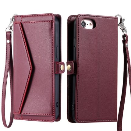 Brieftasche Leder-Telefonhülle mit mehreren Kartenfächern, For iPhone 16e, For iPhone 16 Pro Max, For iPhone 16 Pro, For iPhone 16 Plus
