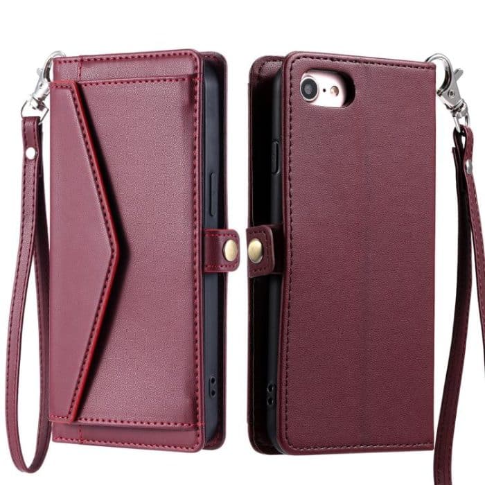 Brieftasche Leder-Telefonhülle mit mehreren Kartenfächern, For iPhone 16e, For iPhone 16 Pro Max, For iPhone 16 Pro, For iPhone 16 Plus – Bild 1