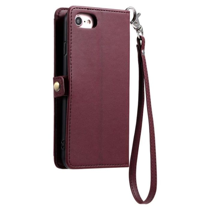 Brieftasche Leder-Telefonhülle mit mehreren Kartenfächern, For iPhone 16e, For iPhone 16 Pro Max, For iPhone 16 Pro, For iPhone 16 Plus – Bild 3