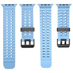 Ocean Silikon-Uhrenarmband mit zweireihigem Loch, For Apple Watch SE 2023 44mm, For Apple Watch Ultra 2 49mm, For Apple Watch Series 9 45mm – Bild 3