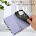 Rhombic Reißverschluss Brieftasche Leder Handyhülle, For iPhone 15 Pro Max, For iPhone 15 Pro, For iPhone 15 Plus, For iPhone 15 – Bild 4