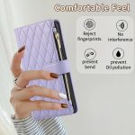 Rhombic Reißverschluss Brieftasche Leder Handyhülle, For iPhone 7 / 8 / SE 2022, For iPhone 13 Pro Max, For iPhone 13 Pro, For iPhone 13 – Bild 5