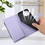 Rhombic Reißverschluss Brieftasche Leder Handyhülle, For iPhone 16 Pro Max, For iPhone 16 Pro, For iPhone 16 Plus, For iPhone 16 – Bild 7