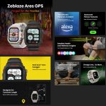Zeblaze Ares GPS Robuste GPS-Smartwatch, unterstützt Herzfrequenz/Pulsoxy-Blutsauerstoff – Bild 2