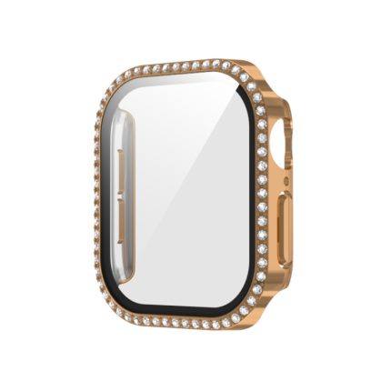 Überzug aus Diamant-PC-Hybrid-Uhrengehäuse mit gehärteter Folie, For Apple Watch Series 10 46mm, For Apple Watch Series 10 42mm