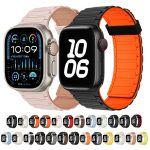 Magnetisches Silikon-Uhrenarmband mit drei Perlen, For Apple Watch Series 3 42mm – Bild 2