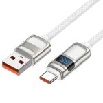 Hoco U137 USB zu USB-C / Typ-C 5A Line Ladedatenkabel mit Display