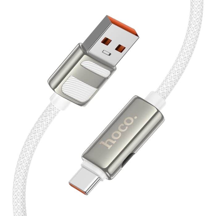 Hoco U137 USB zu USB-C / Typ-C 5A Line Ladedatenkabel mit Display – Bild 4
