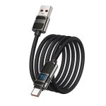 Hoco U137 USB zu USB-C / Typ-C 5A Line Ladedatenkabel mit Display – Bild 5