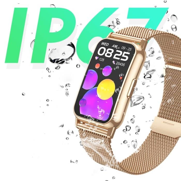 CY22 1,47 Zoll Silikonarmband IP67 wasserdichte Smartwatch, unterstützt Herzfrequenz/Blutdruck – Bild 11
