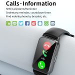 CY22 1,47 Zoll Silikonarmband IP67 wasserdichte Smartwatch, unterstützt Herzfrequenz/Blutdruck – Bild 3