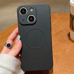 Einfarbige magnetische MagSafe-Telefonhülle aus flüssigem Silikon, For iPhone 16