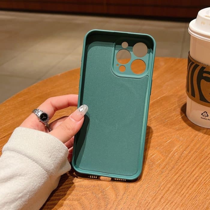 Einfarbige magnetische MagSafe-Telefonhülle aus flüssigem Silikon, For iPhone 16 Pro Max – Bild 3