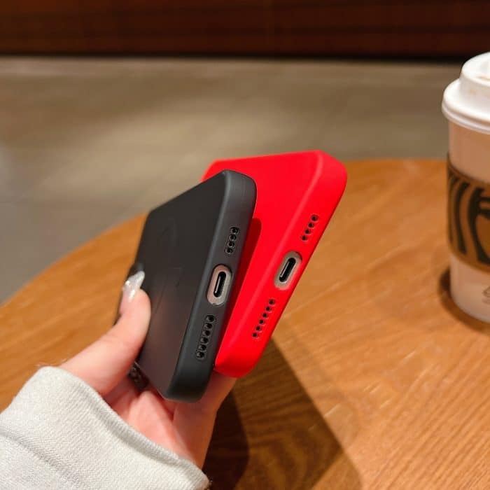 Einfarbige magnetische MagSafe-Telefonhülle aus flüssigem Silikon, For iPhone 15 Plus – Bild 5