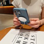 Einfarbige magnetische MagSafe-Telefonhülle aus flüssigem Silikon, For iPhone 16 Pro Max – Bild 7