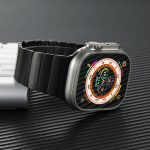 Magnetisches Uhrenarmband aus Edelstahl mit einer Perle, For Apple Watch Series 7 41mm, For Apple Watch Series 7 45mm, For Apple Watch SE 40mm, For Apple Watch SE 44mm, For Apple Watch Series 6 40mm, For Apple Watch Series 6 44mm... – Bild 2