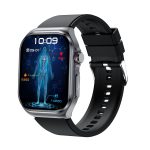 ET585 2,04 Zoll Silikonarmband IP68 wasserdichte Smartwatch, unterstützt EKG-/Blutzusammensetzungsmessung