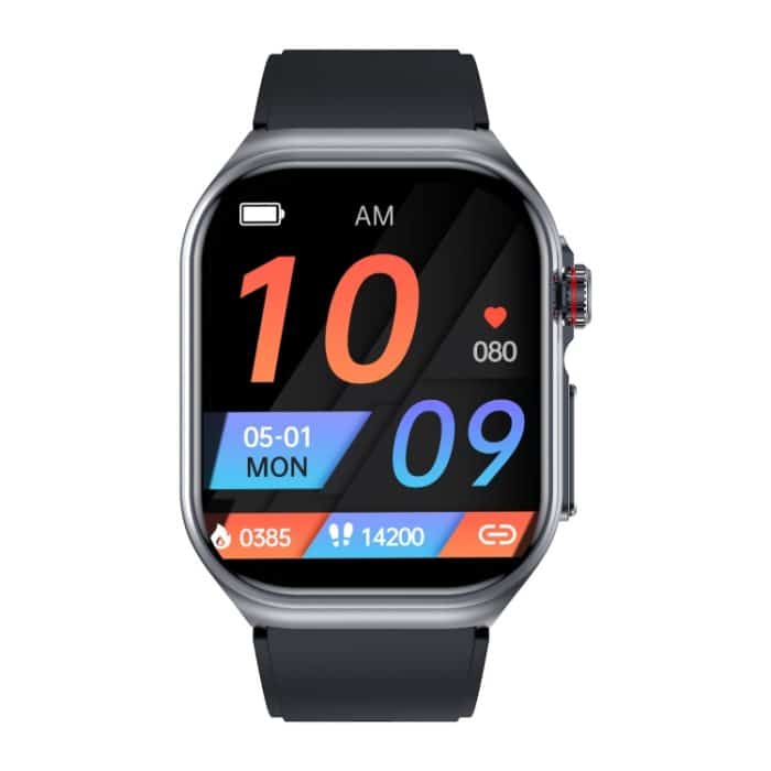 ET585 2,04 Zoll Silikonarmband IP68 wasserdichte Smartwatch, unterstützt EKG-/Blutzusammensetzungsmessung – Bild 21