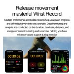 ET585 2,04 Zoll Silikonarmband IP68 wasserdichte Smartwatch, unterstützt EKG-/Blutzusammensetzungsmessung – Bild 14