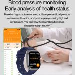 ET585 2,04 Zoll Silikonarmband IP68 wasserdichte Smartwatch, unterstützt EKG-/Blutzusammensetzungsmessung – Bild 10
