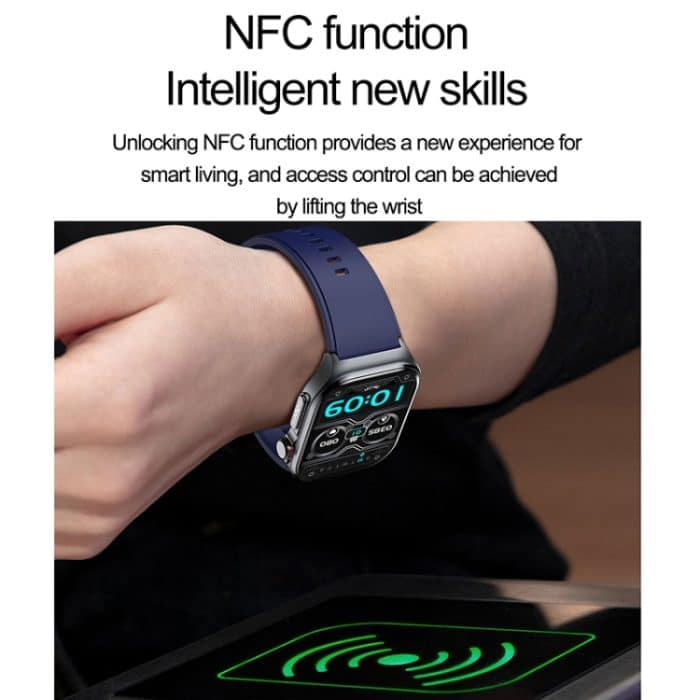 ET585 2,04 Zoll Nylonarmband IP68 wasserdichte Smartwatch, unterstützt EKG-/Blutzusammensetzungsmessung – Bild 19