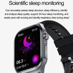 ET585 2,04 Zoll Nylonarmband IP68 wasserdichte Smartwatch, unterstützt EKG-/Blutzusammensetzungsmessung – Bild 9