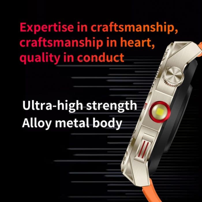 HT28 1,85 Zoll Silikonarmband IP68 wasserdichte Smartwatch, unterstützt sitzende Erinnerung/Schlafüberwachung – Bild 3