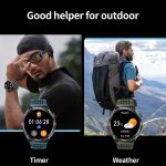 HT28 1,85 Zoll Silikonarmband IP68 wasserdichte Smartwatch, unterstützt sitzende Erinnerung/Schlafüberwachung – Bild 9