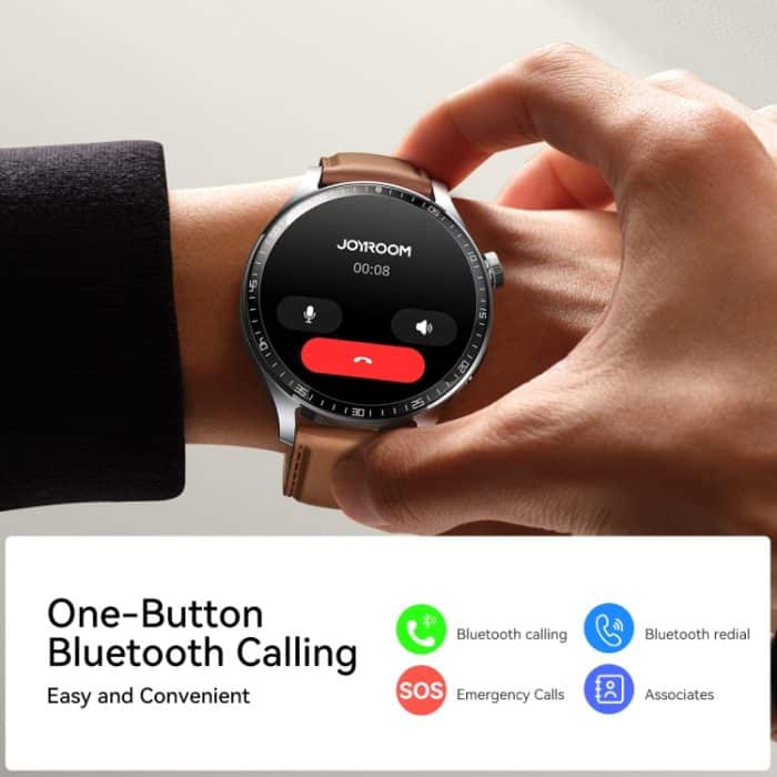 JOYROOM JR-FC2 Pro Classic Series Smart Watch, 1,46-Zoll-Bildschirm, unterstützt BT-Anrufe/Herzfrequenz/Blutsauerstoff – Bild 4