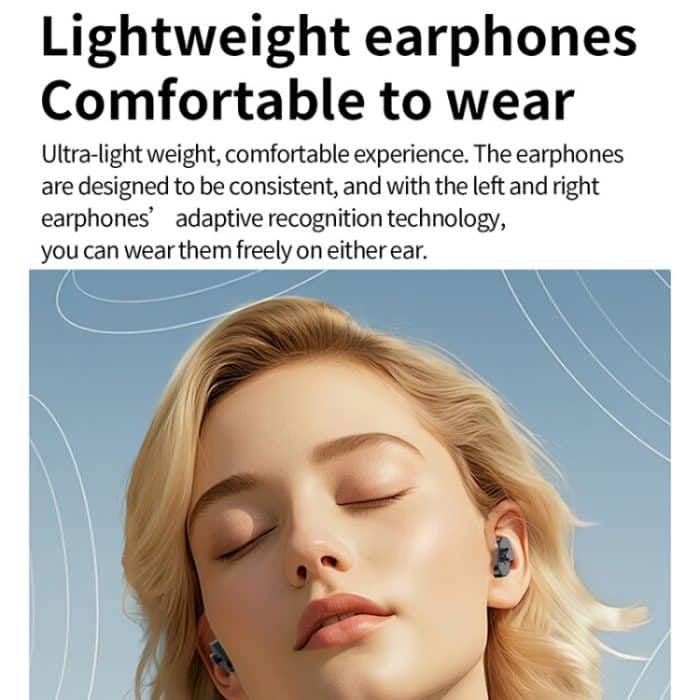 LC19 1,53 Zoll 2-in-1 Bluetooth-Kopfhörer IP67 wasserdichte Smartwatch, unterstützt Schlafüberwachung – Bild 3