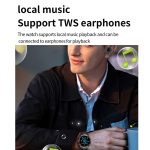 LC19 1,53 Zoll 2-in-1 Bluetooth-Kopfhörer IP67 wasserdichte Smartwatch, unterstützt Schlafüberwachung – Bild 5