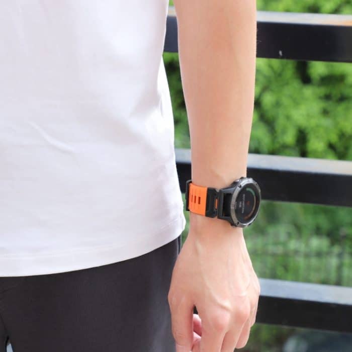 Fluorkautschuk-Uhrenarmband mit Schnellverschluss, For Garmin Fenix 7X, For Garmin Fenix 7 – Bild 9