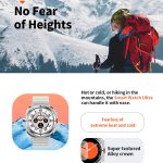 W7 1,43 Zoll IP68 wasserdichte Smart Watch, unterstützt sitzende Erinnerung / Schlafüberwachung – Bild 5