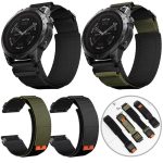 Uhrenarmband mit Schnellverschluss und Nylonschlaufe und Klettverschluss, For Garmin Fenix 7X, For Garmin Fenix 7 – Bild 2