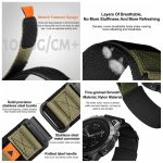 Uhrenarmband mit Schnellverschluss und Nylonschlaufe und Klettverschluss, For Garmin Fenix 7X, For Garmin Fenix 7 – Bild 3