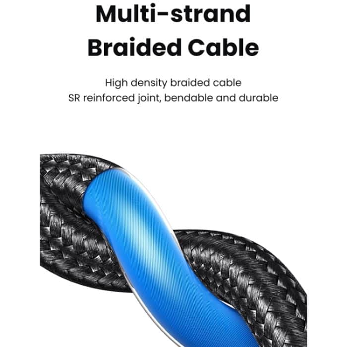 USAMS SJ740 1,2 m 72 W 2 in 1 Typ-C Schnellladekabel – Bild 5