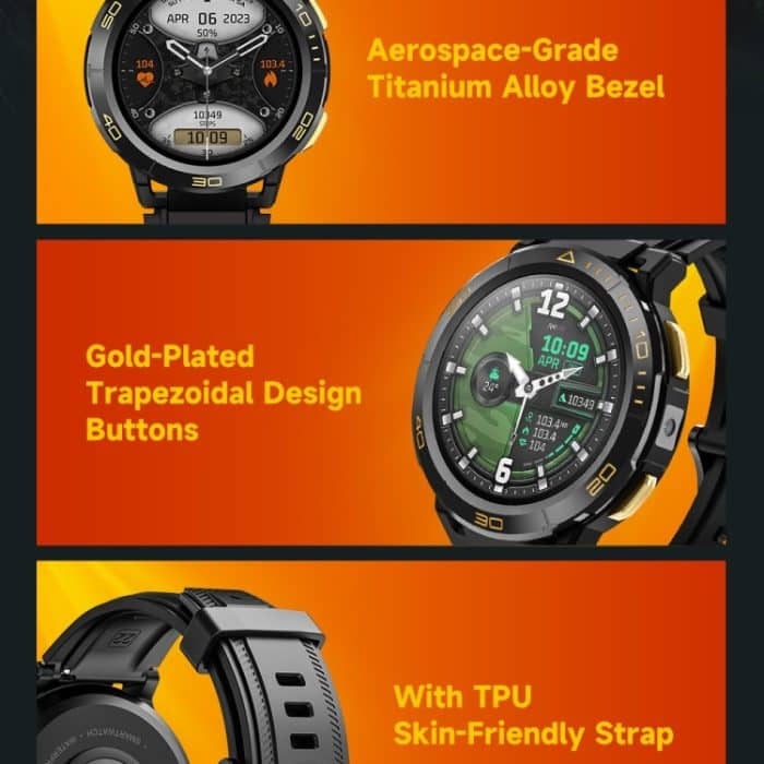 LEMFO Z1 1,43 Zoll AMOLED-Bildschirm Smart Watch, 4G Netzwerk Android 8.1, 4GB+64GB, eurasische Version, 4GB+64GB – Bild 7