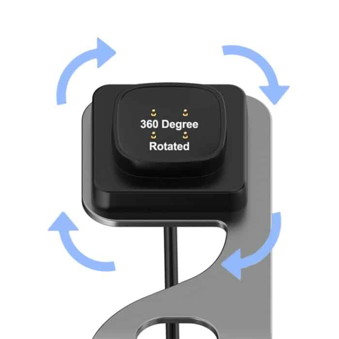 Drehbarer Smart Watch-Schnellladegerät-Metalldock-Ladegeräthalter, For Google Pixel Watch 3 41 / 45mm – Bild 4