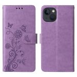 Handyhülle aus Leder mit Schmetterlings- und Blumenprägung, For iPhone 16, For iPhone 15 Pro Max, For iPhone 15 Pro, For iPhone 15 Plus – Bild 3
